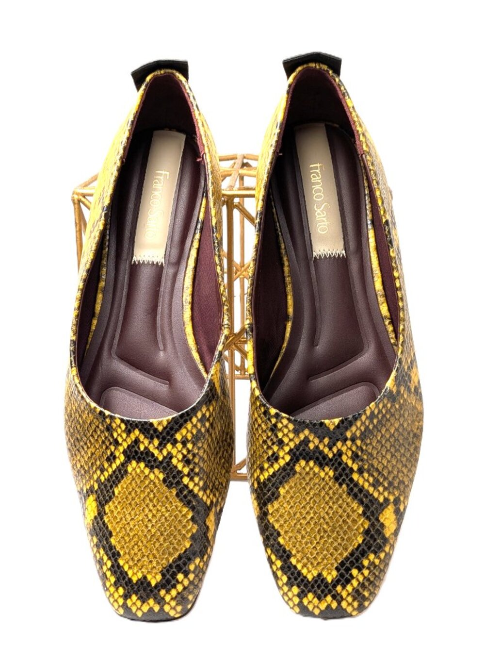 Franco Sarto L‑Vana Snakeskin Slip‑On Flats Size 8 — NEW (No Original Box) - Picture 2 of 6